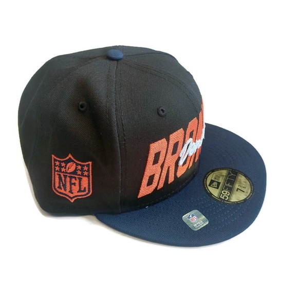 59Fifty New Era Size 7 3/8 Denver Broncos Fitted Hat On Field Cap - Picture 3 of 7